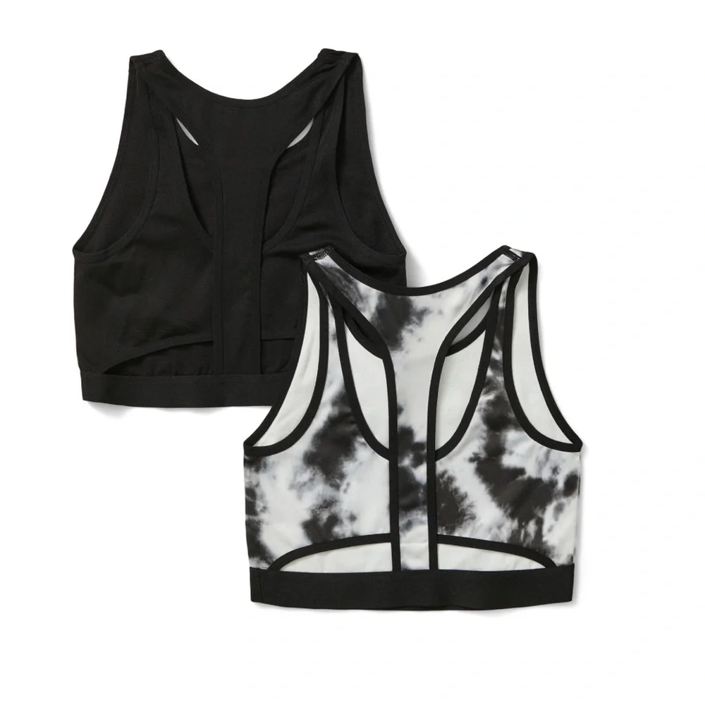 Justice Girls 2pk Racerback Sports Bra